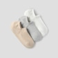 Almond + Whithe + Light Grey