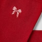 Ruby Red - Vintage Bow