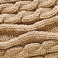 Nude Peach Cable Knit