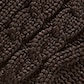 Dark Chocolate Cable Knit