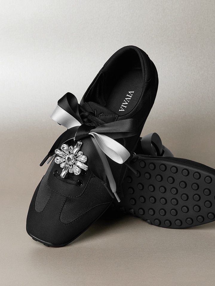 Margot Lightweight Square-Toe Flats (Margot™ Walker Air)