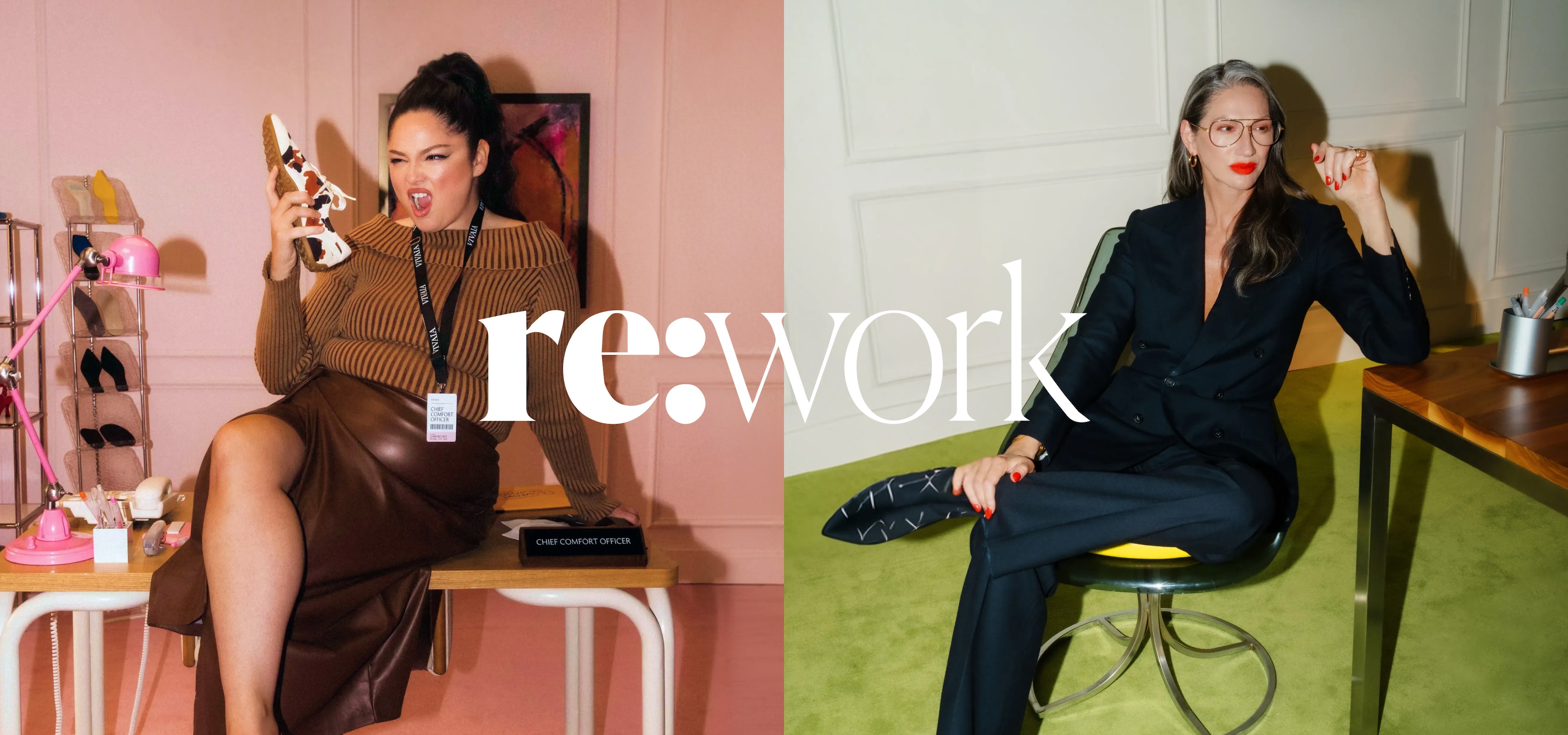 <span style="text-align: center;display: inline-flex;">Discover our new campaign starring<br/>Meg Stalter & Jenna Lyons</span>
