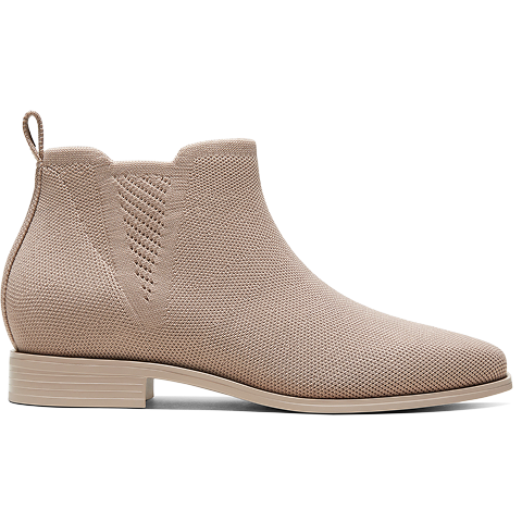 Ryan Slip-on] スクエアトゥ 撥水加工 スリッポン チェルシーブーツ
