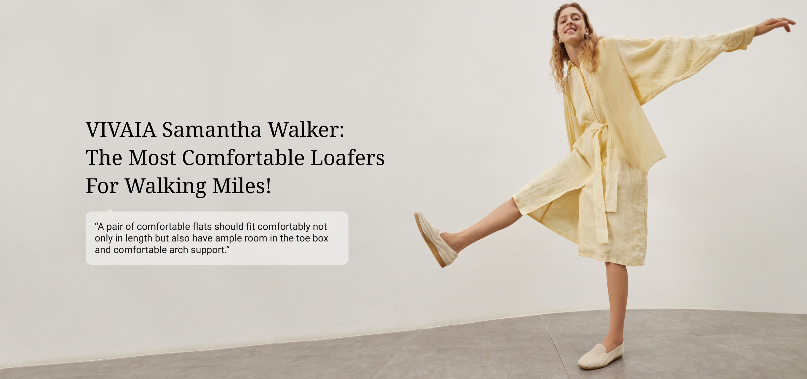 VIVAIA Samantha Walker: The Most Comfortable Loafers for Walking