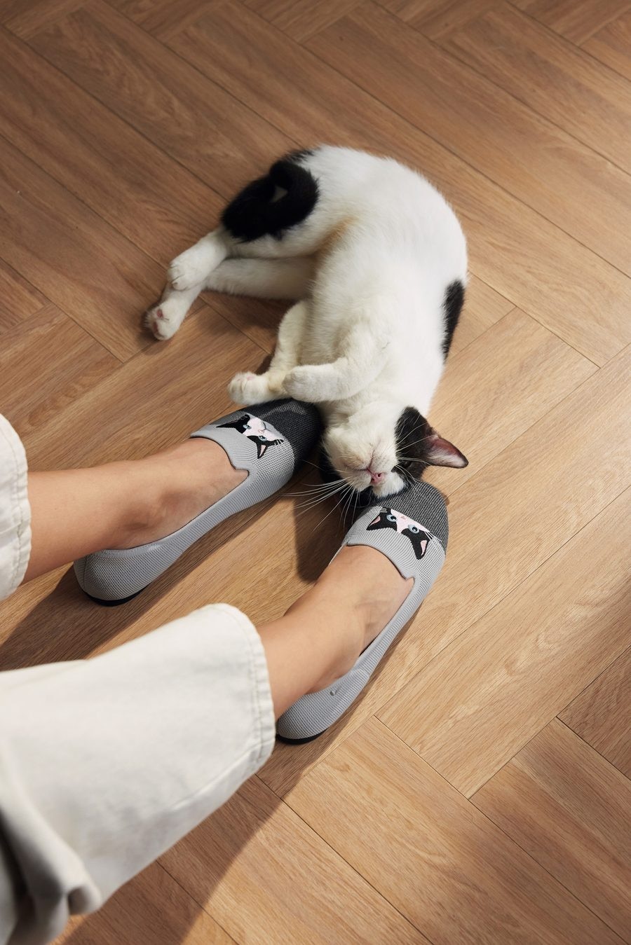 Moo Cat Audrey loafer styled for office