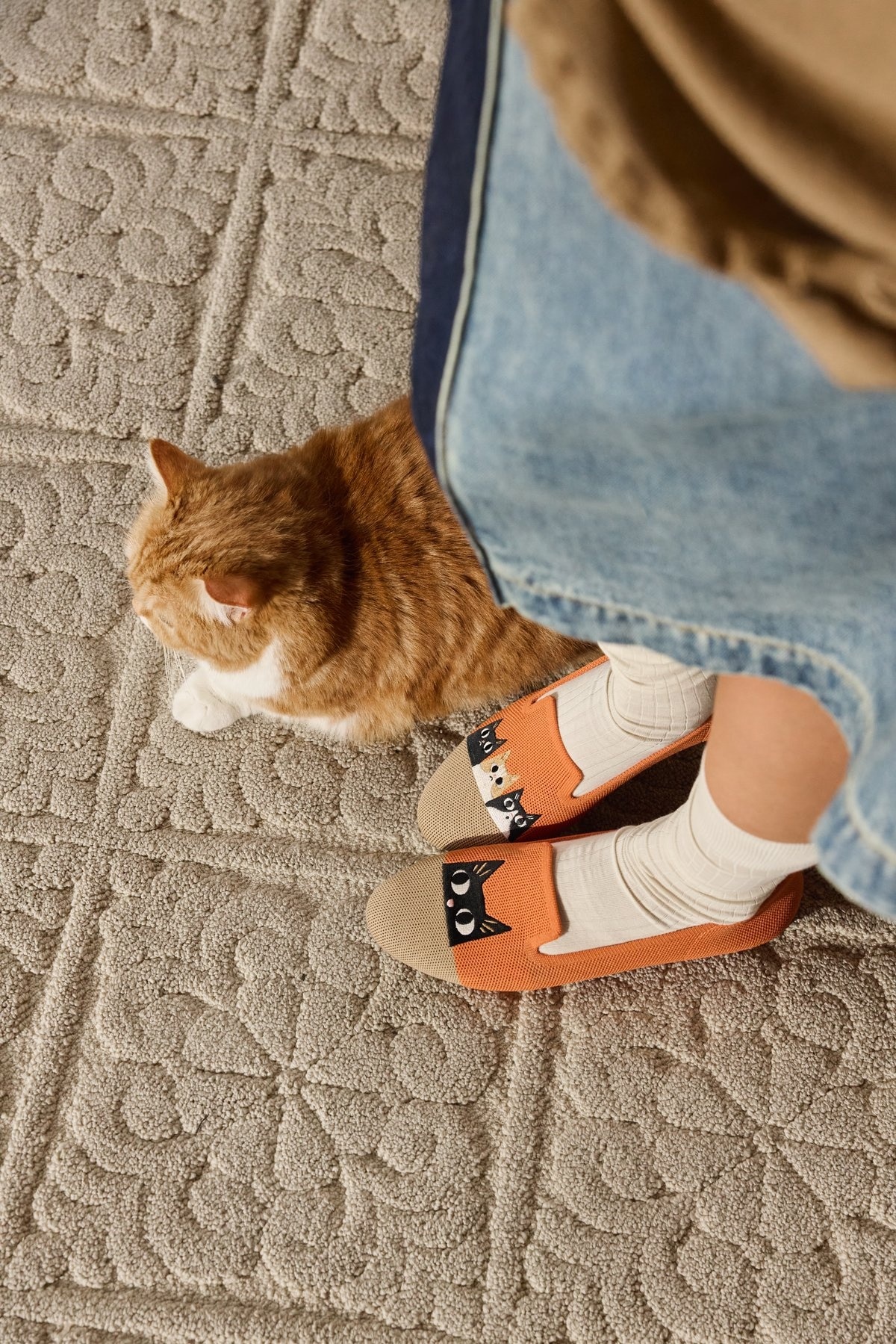 Rural Cat Audrey loafer styled for weekend getaway
