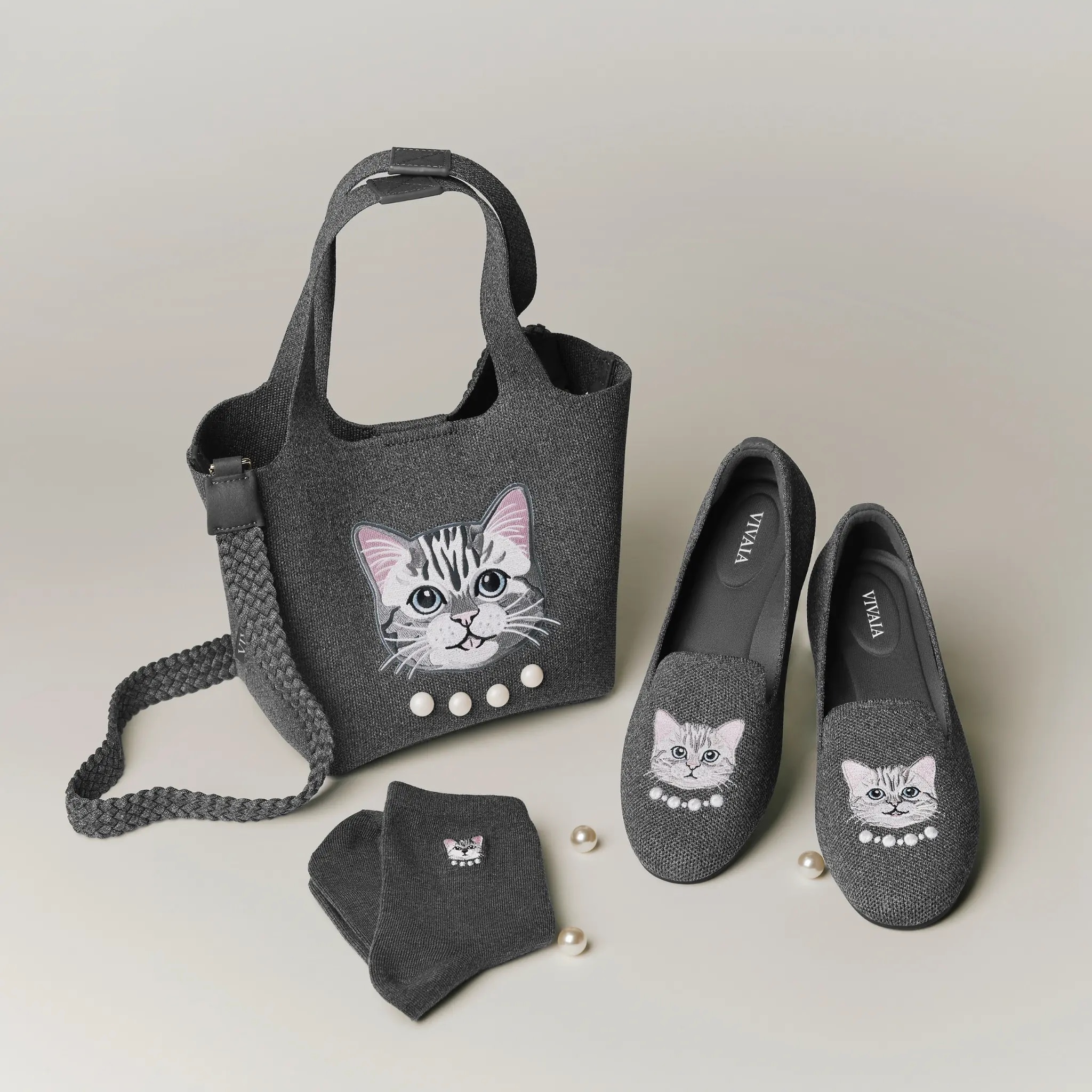 Cat Set – Shoes + Bag + Socks