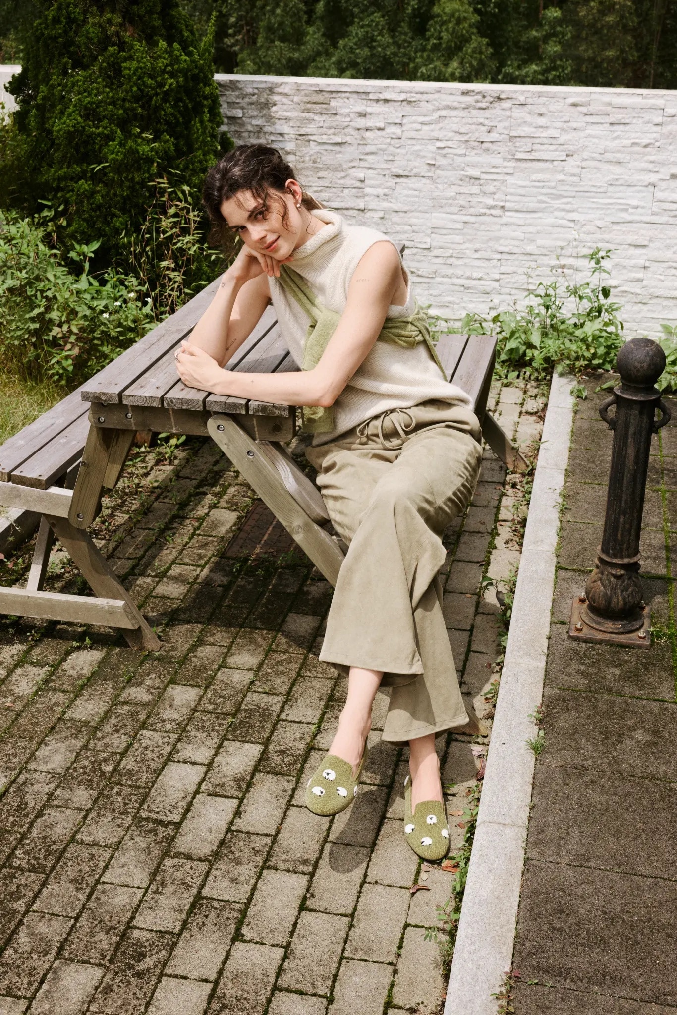 Olive Green – Fluffy Sheep