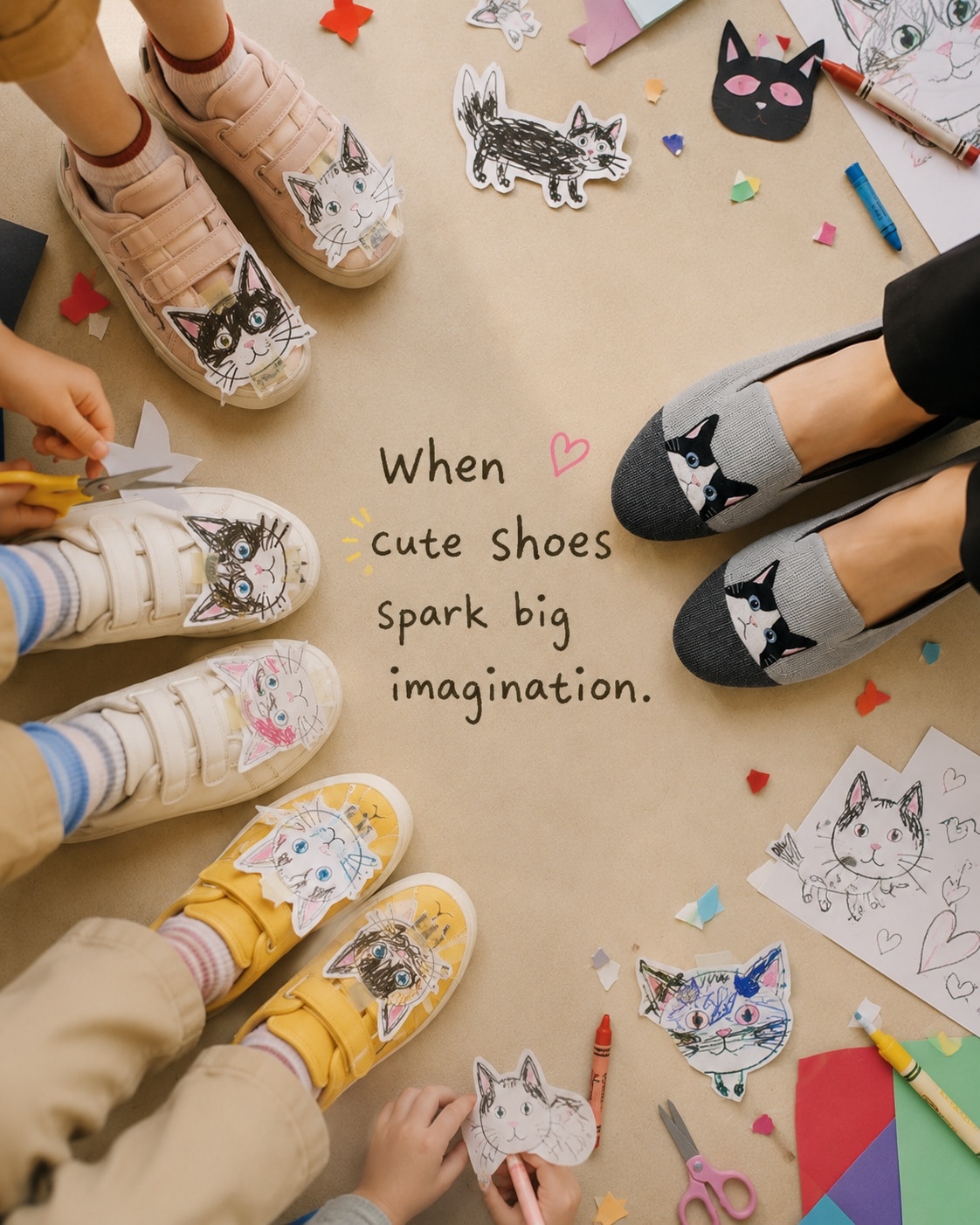 When cute shoes spark big imagination