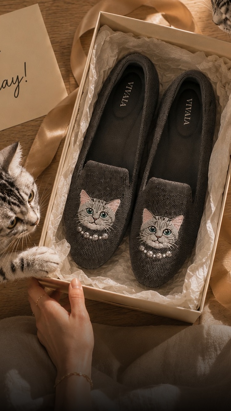 VIVAIA Audrey cat loafers birthday gift