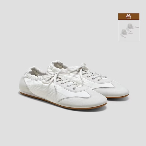 White Smokey Grey Jogger Re-Nylon Sneakerina Yancy