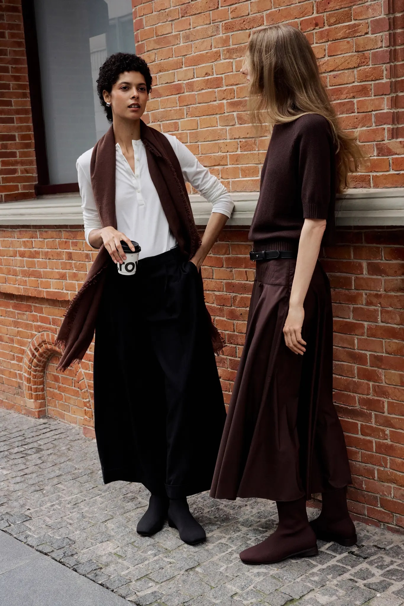 VIVAIA square-toe boot editorial look 12