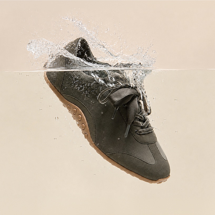 Carol recycled velvet shoe ready for easy care