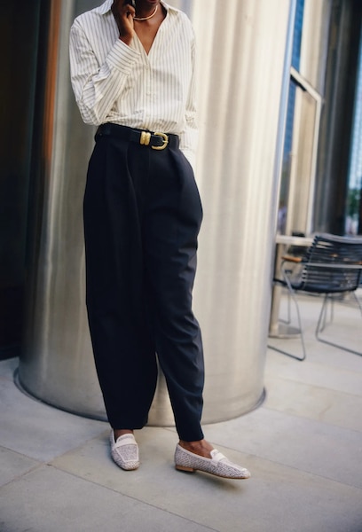 VIVAIA autumn loafer lookbook model