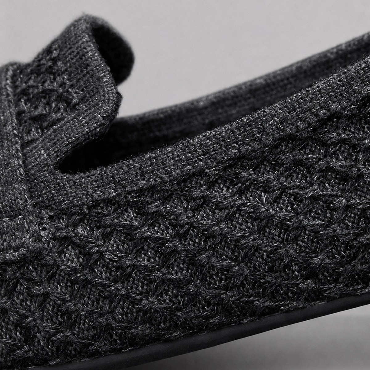 Close-up of the Wool Kinetic Hive knit upper