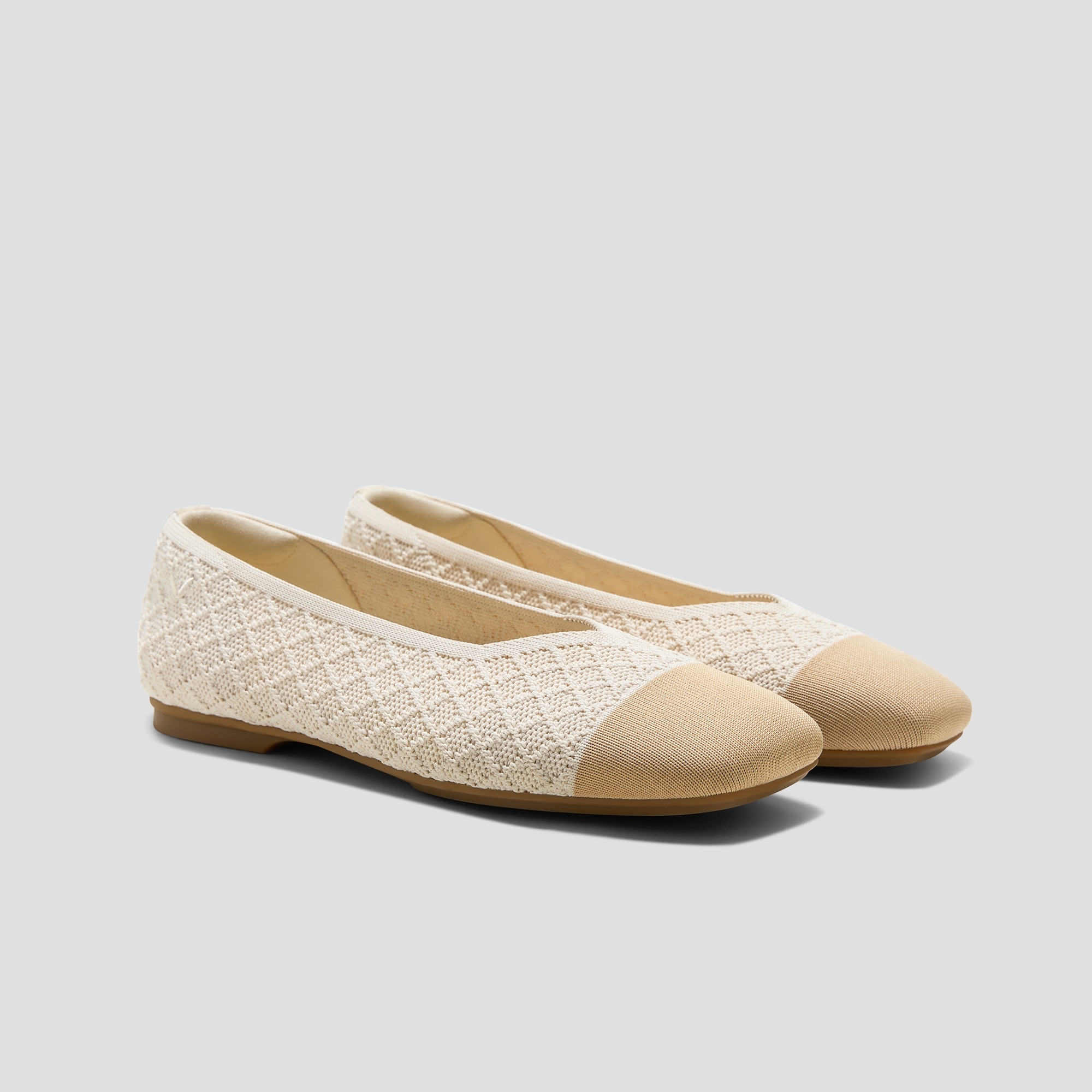 Square-Toe Margot V-Cut Flats
