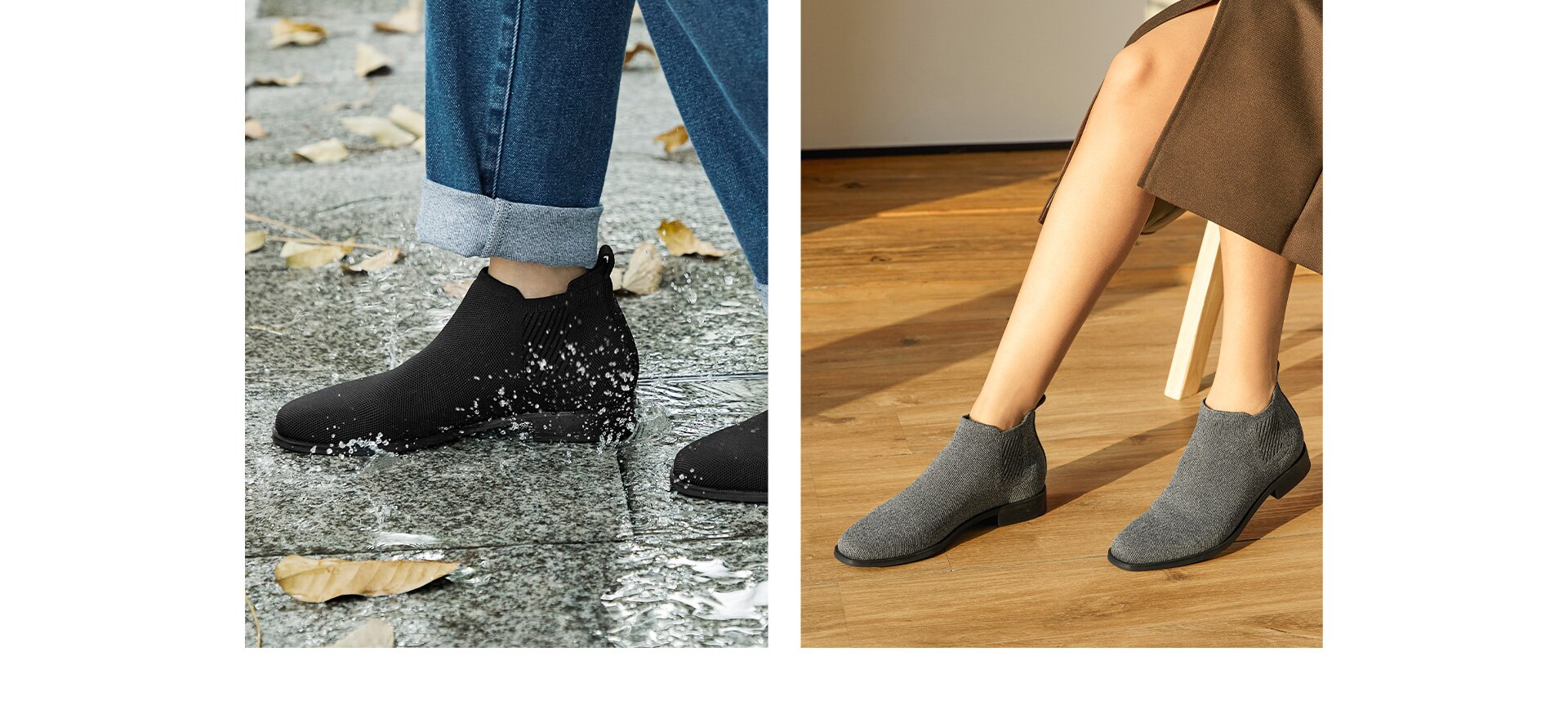 VIVAIA-Sustainable Pointed-Toe Bow Loafers