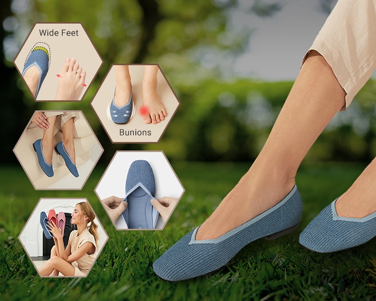 The Best Flats for Wide Feet & Bunions VIVAIA