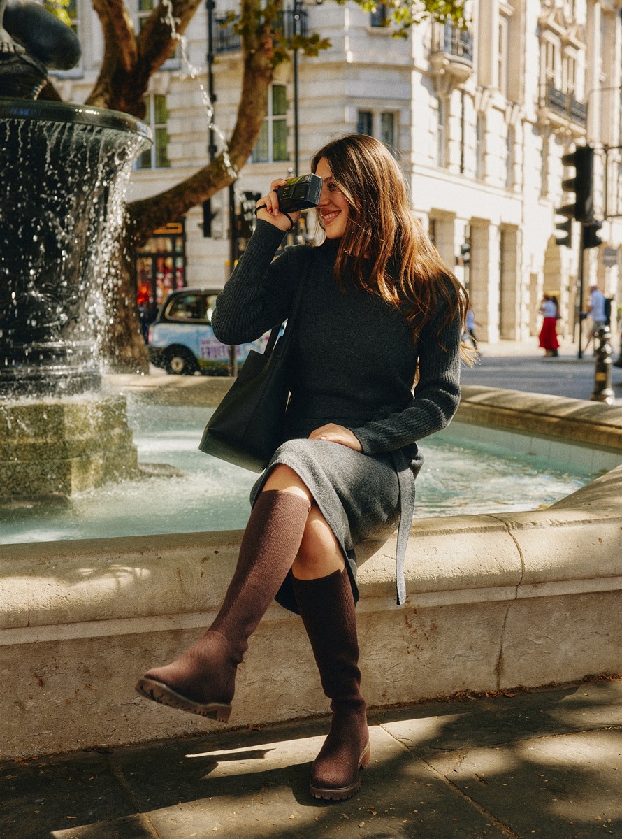 Knee High Wedge Boots