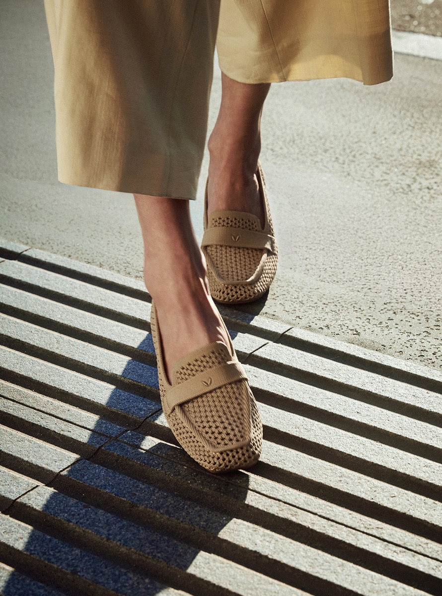 Square-Toe Icon Loafers
