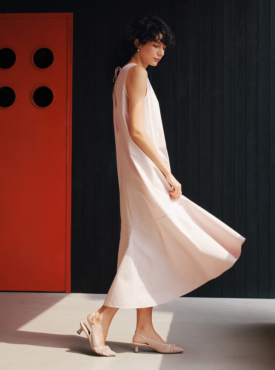 PointEase™ Bow Slingback Heels