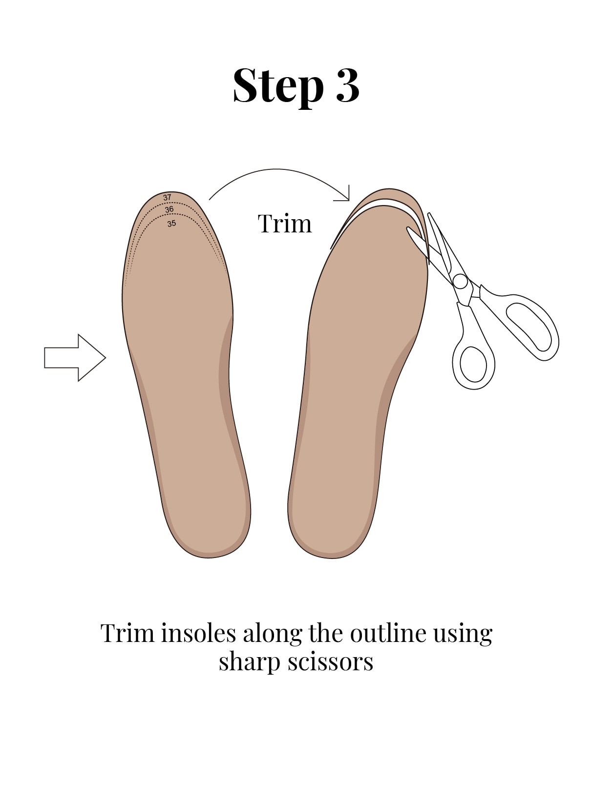 Roundtoe Insoles in ApricotSustainable & Comfortable VIVAIA