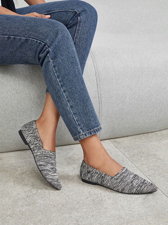 viona pointed toe loafer