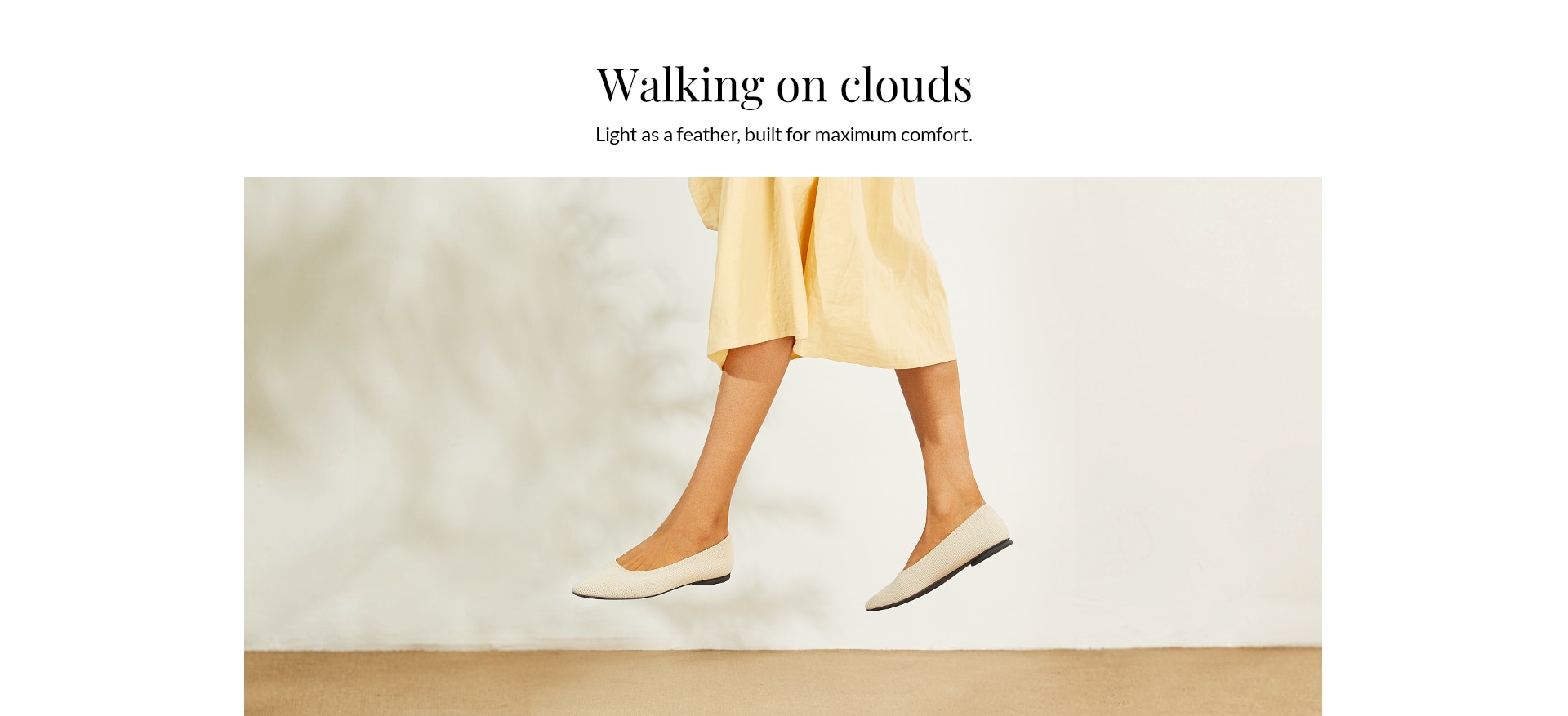 VIVAIA Tamia Round-Toe Ballet Flats walking on clouds