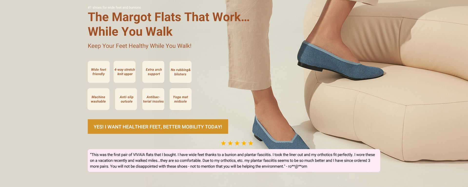 Best Flats For Wide Feet & Bunions