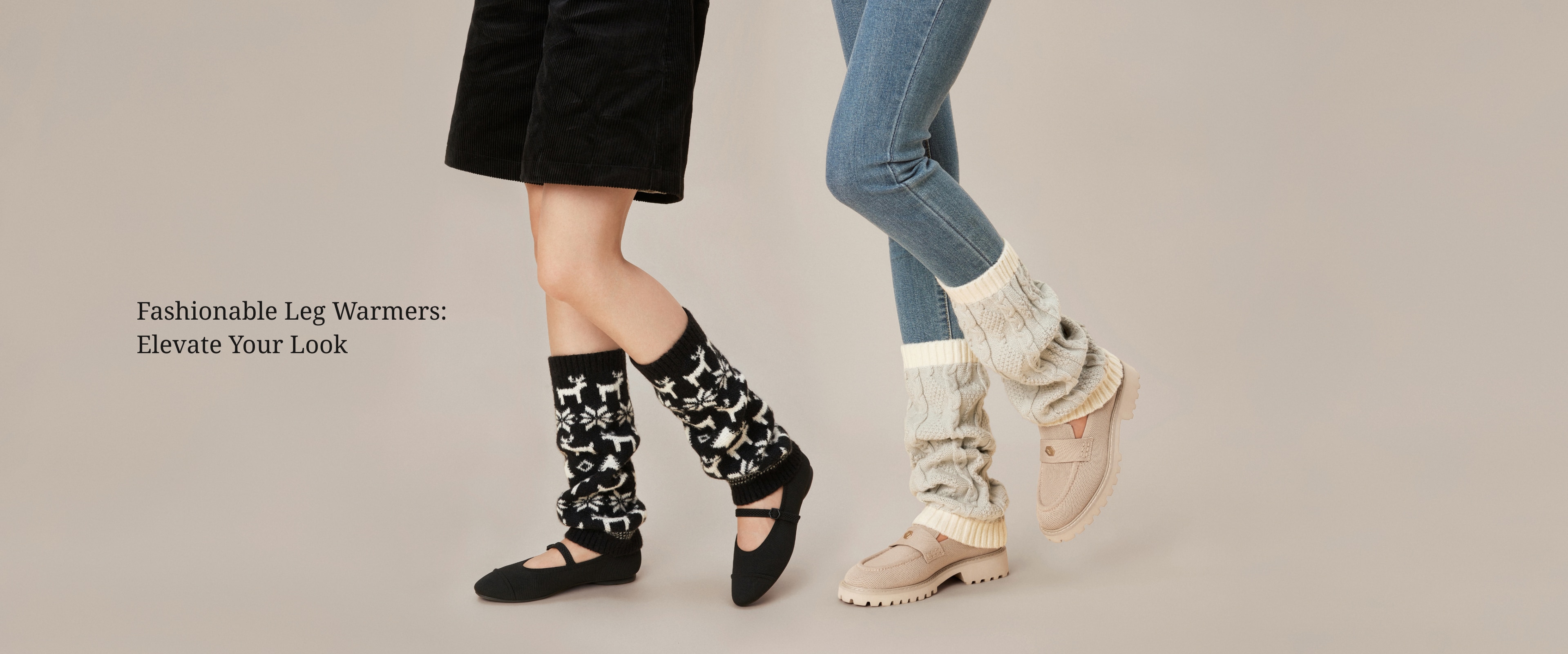 Stylish and Cozy Leg Warmers - The Perfect Companion for Your