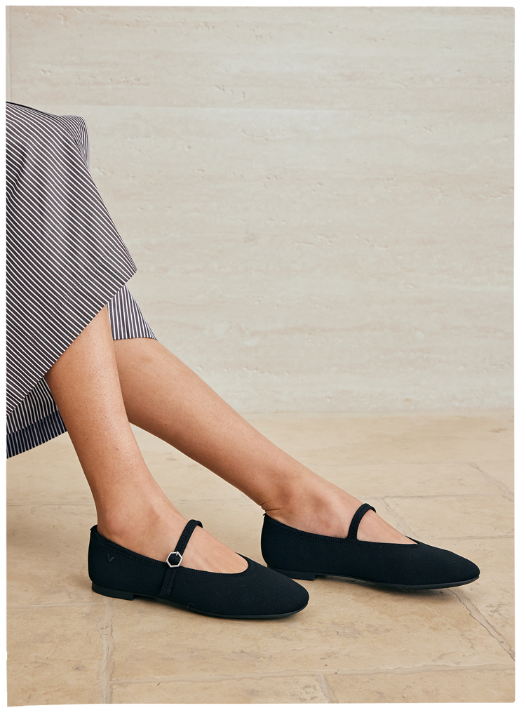 Nelly] AdaptAll™ Almond Toe Flat – VIVAIA JAPAN