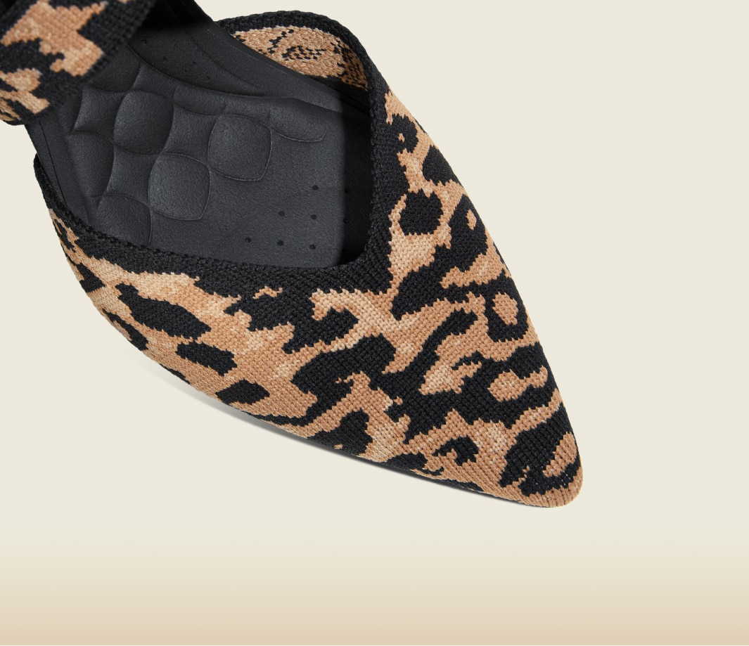 Pointed-Toe Cross-Strap Stilettos (Anabelle), MINI LEOPARD, EU35
