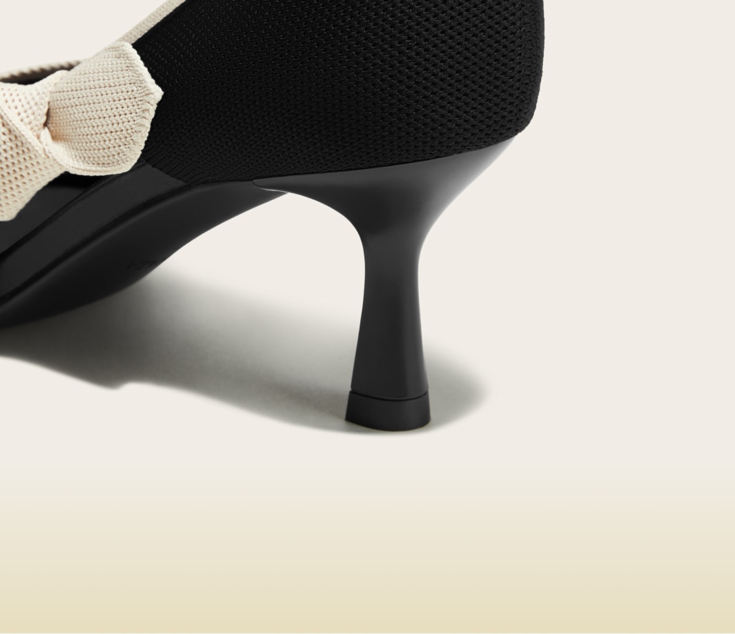 Ashley] ポインテッドトゥ リボン付き キトゥンヒール – VIVAIA JAPAN