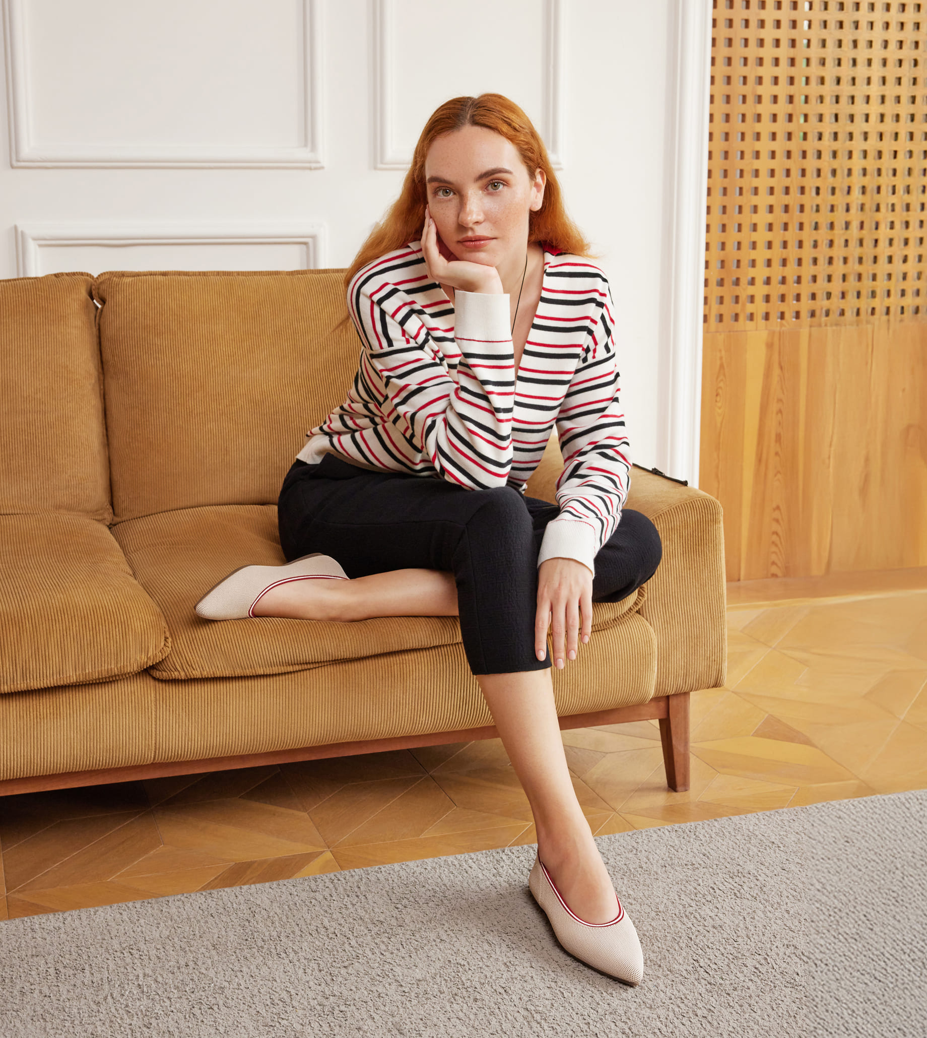 Aria 5°] ポインテッドトゥ フラットシューズ – VIVAIA JAPAN