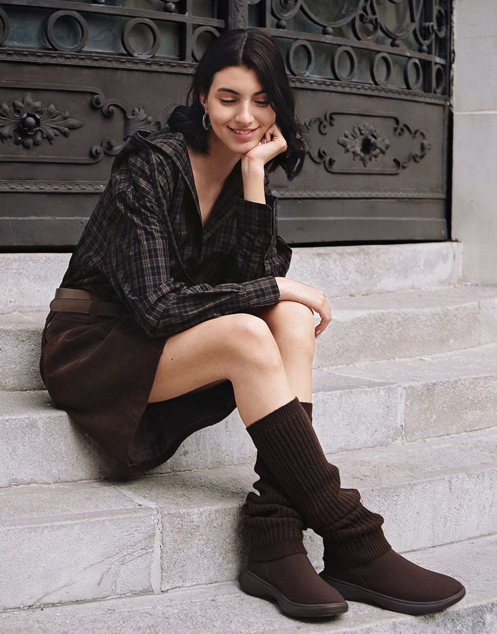 【新品＊未使用】VIVAIA ベージュ ニット スリッポンブーツ Urban Boots スリッポンブーツ-品質満点 – VIVAIA JAPAN