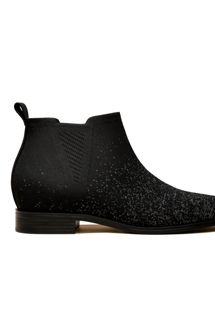 Ryan Slip-on] スクエアトゥ 撥水加工 スリッポン チェルシーブーツ