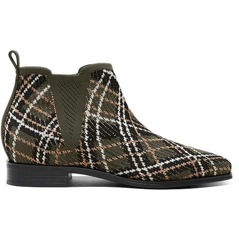 Ryan Slip-on] スクエアトゥ 撥水加工 スリッポン チェルシーブーツ