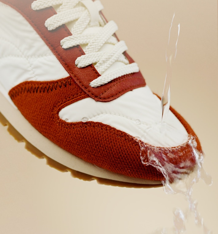 Allegro] ユニセックス サテン ラックス 撥水加工 スニーカー