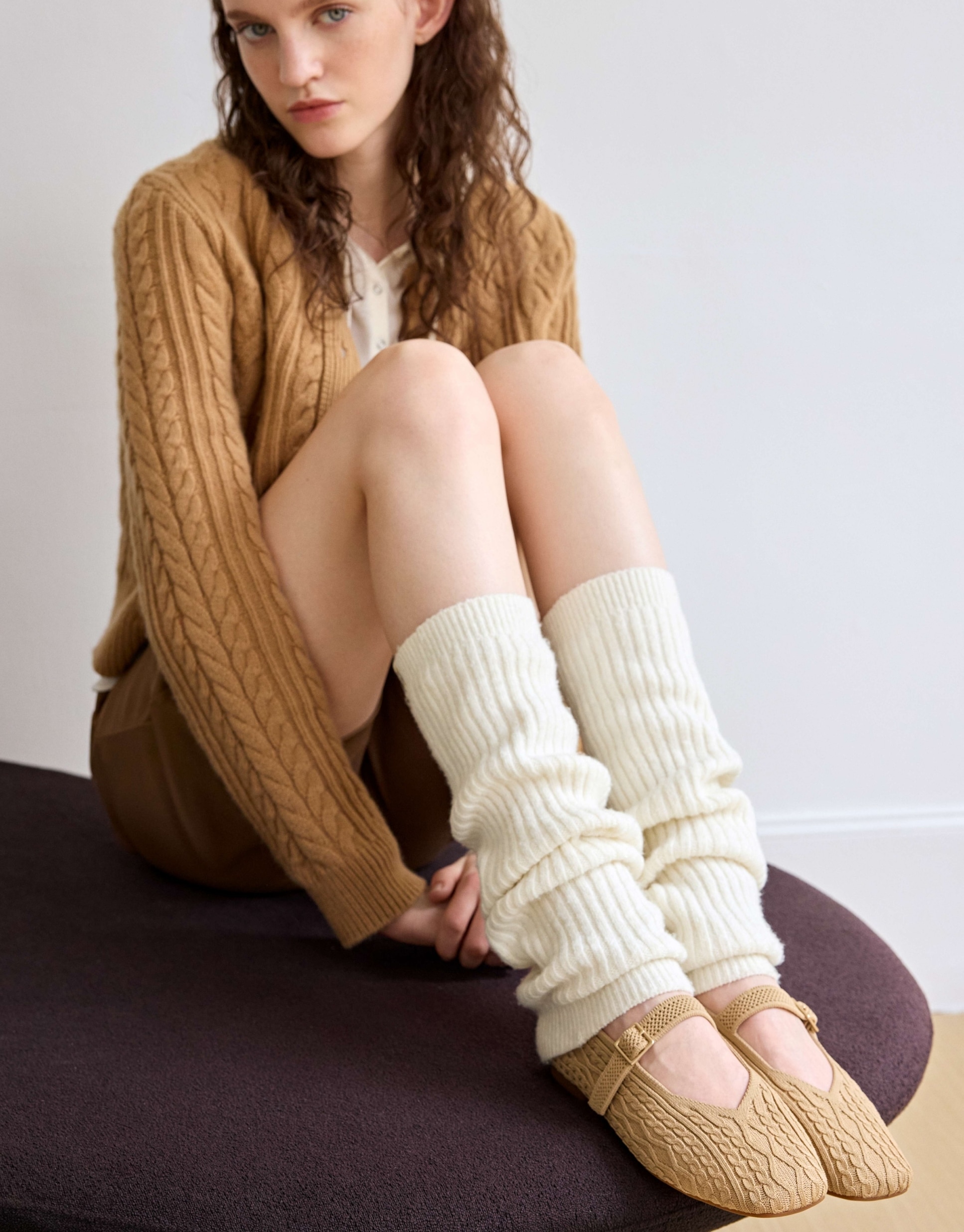 Margot Mary-Jane] スクエアトゥ メリージェーン フラット