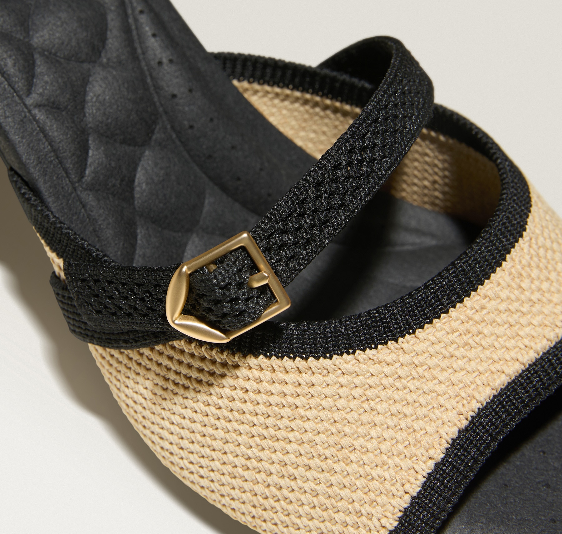 AdaptAll™ Square-Toe Sandals (Ava), Cream Wave, EU35 | VIVAIA