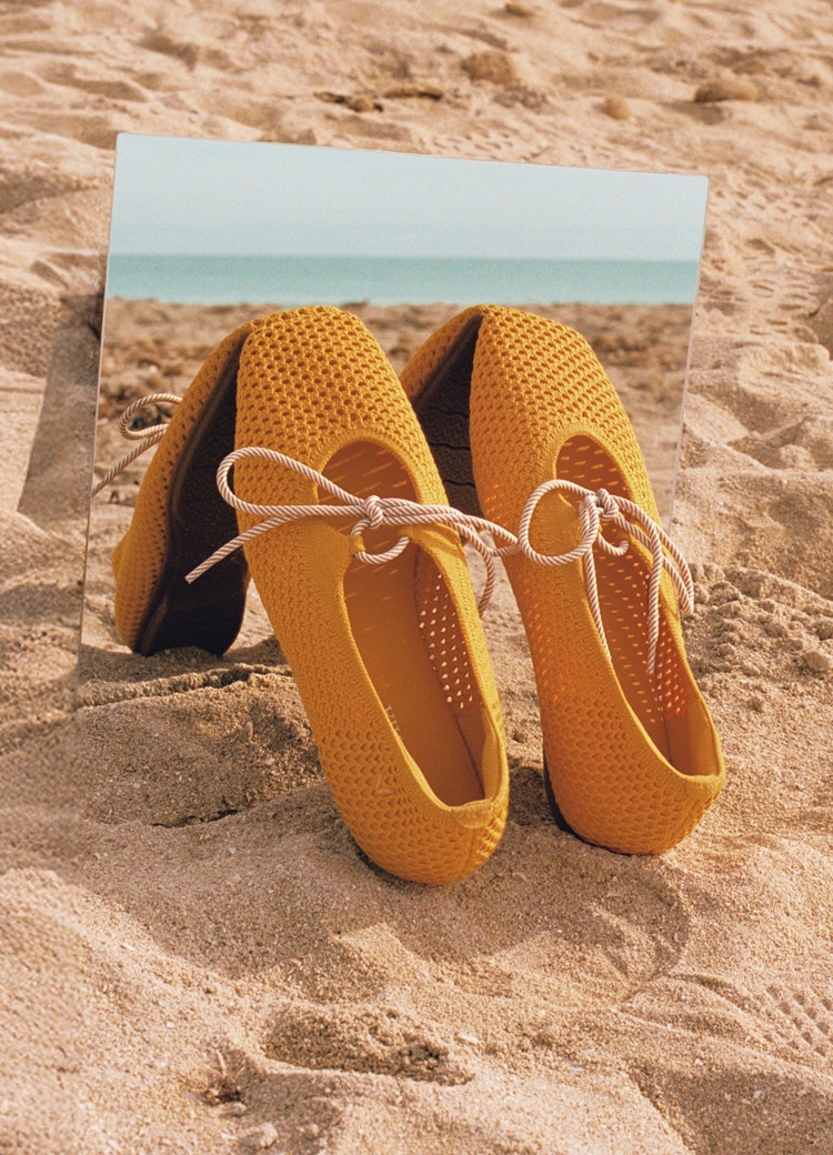 Makayla] Margot™ スクエアトゥ メッシュ フラットシューズ – VIVAIA JAPAN