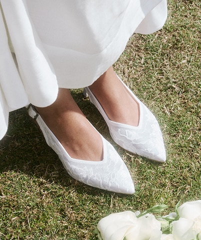 Pointed-Toe Slingback Heels