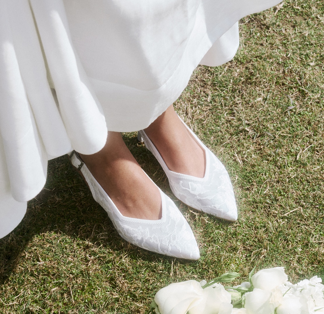 Pointed-Toe Slingback Heels