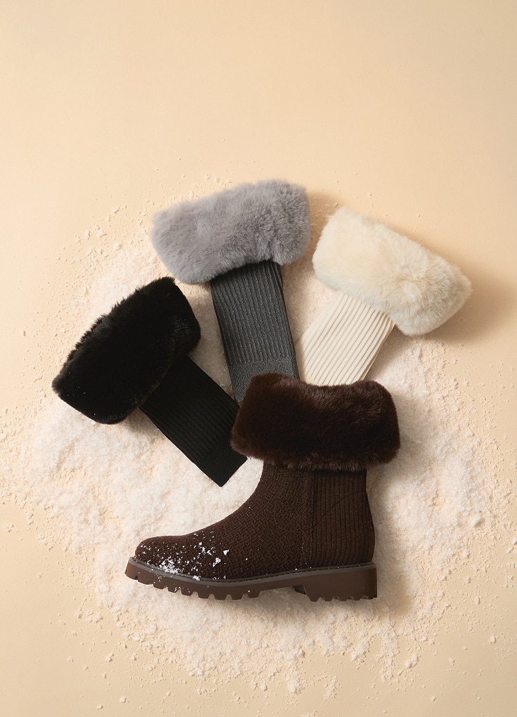 Deuxieme Classe CARIAGGI レッグウォーマー Mackie] プラッシュ レッグウォーマー – VIVAIA JAPAN