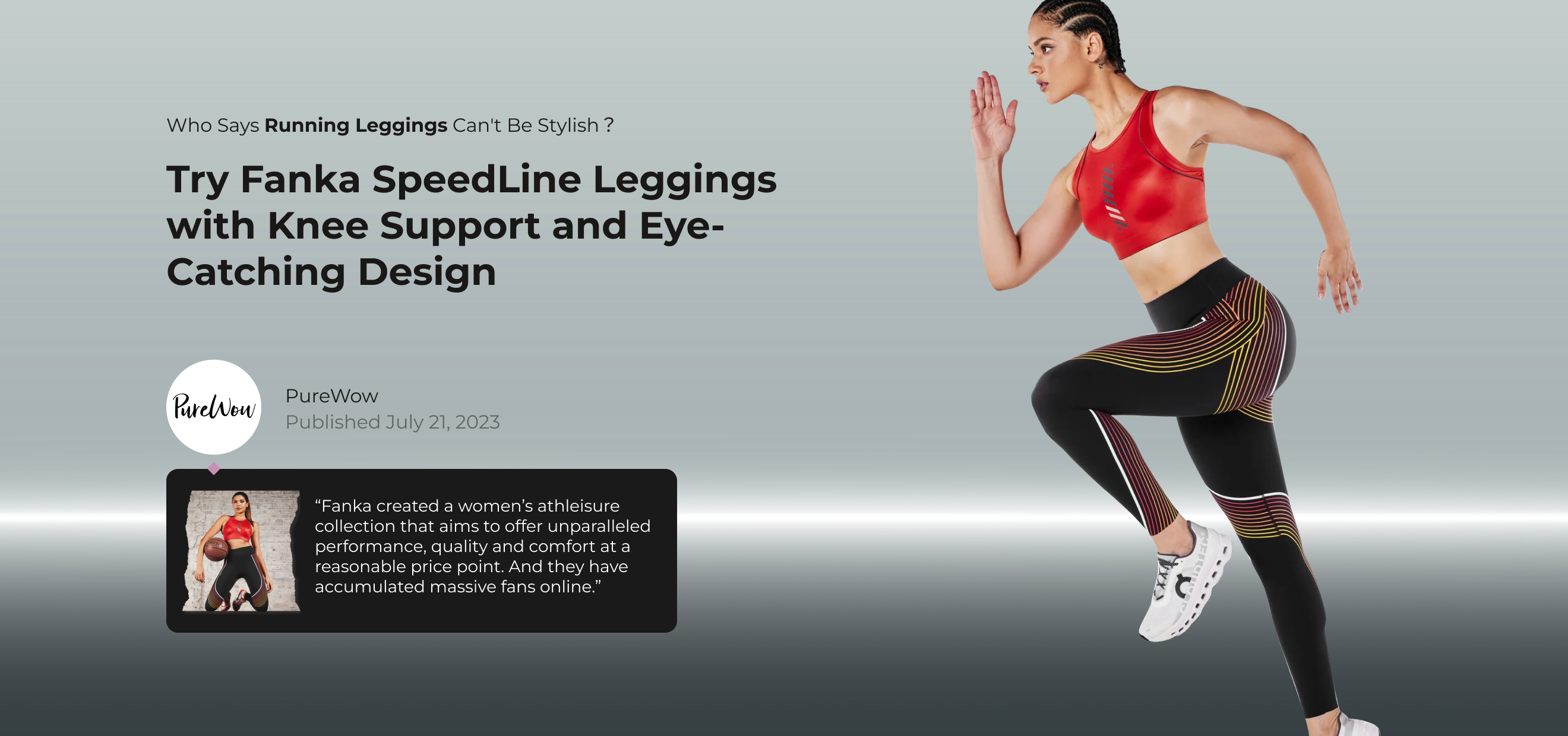 Leggings with knee support sale