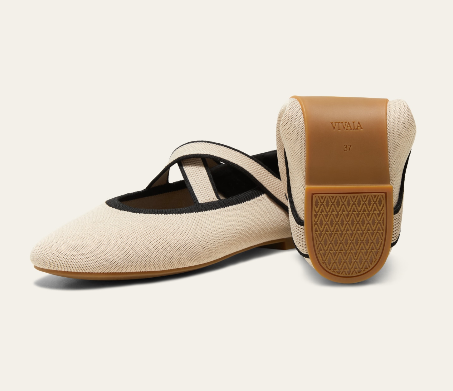 Nia] アーモンドトゥ メリージェーン フラット – VIVAIA JAPAN