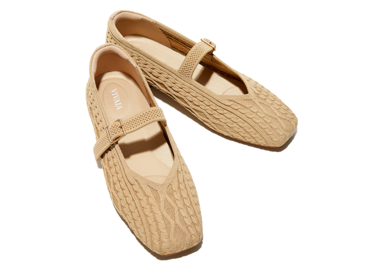 Margot Mary-Jane] スクエアトゥ メリージェーン フラットシューズ