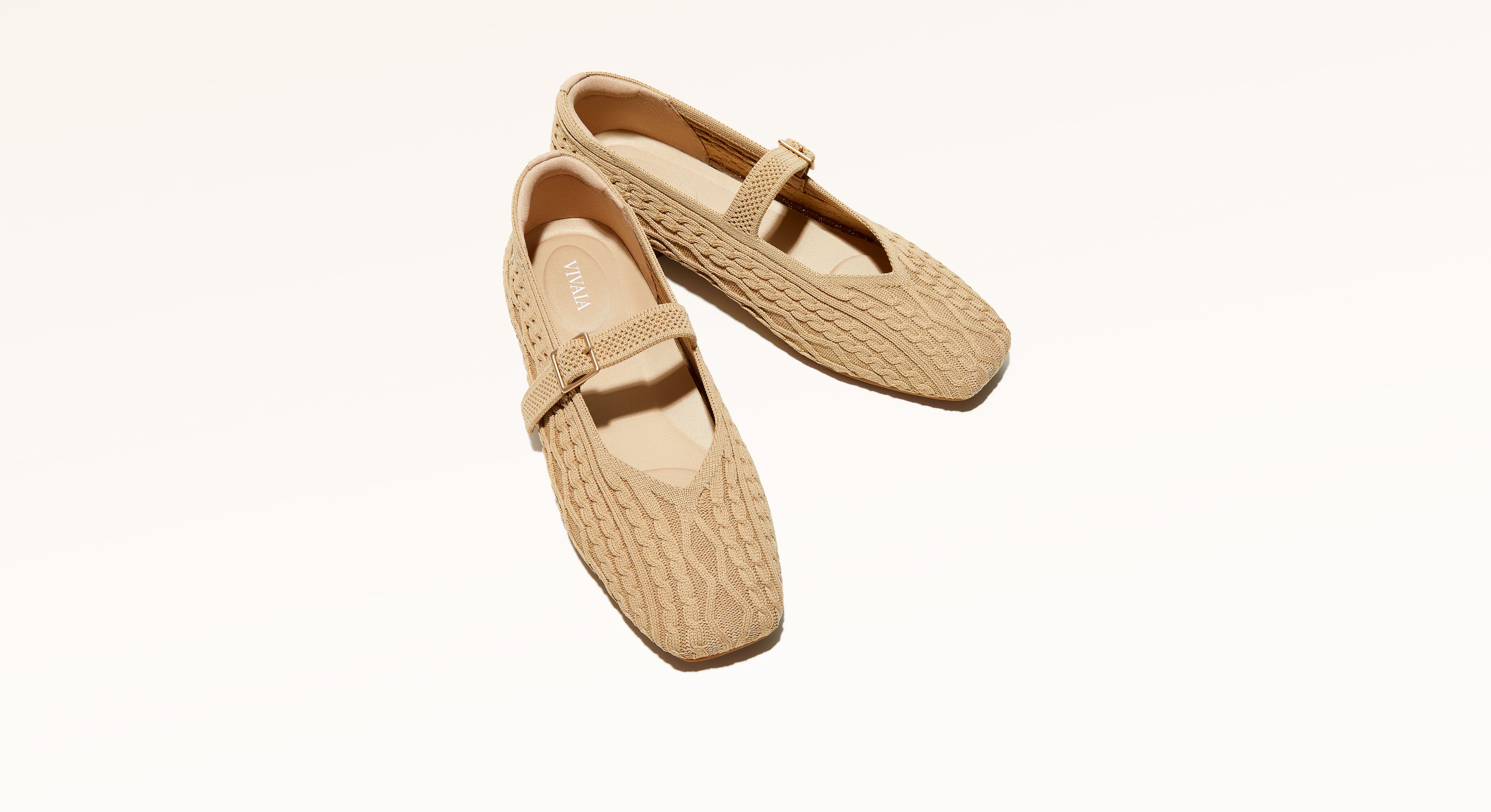 VIVAIAスクエアトゥ メリージェーン フラットシューズ Margot Mary-Jane] スクエアトゥ メリージェーン フラットシューズ