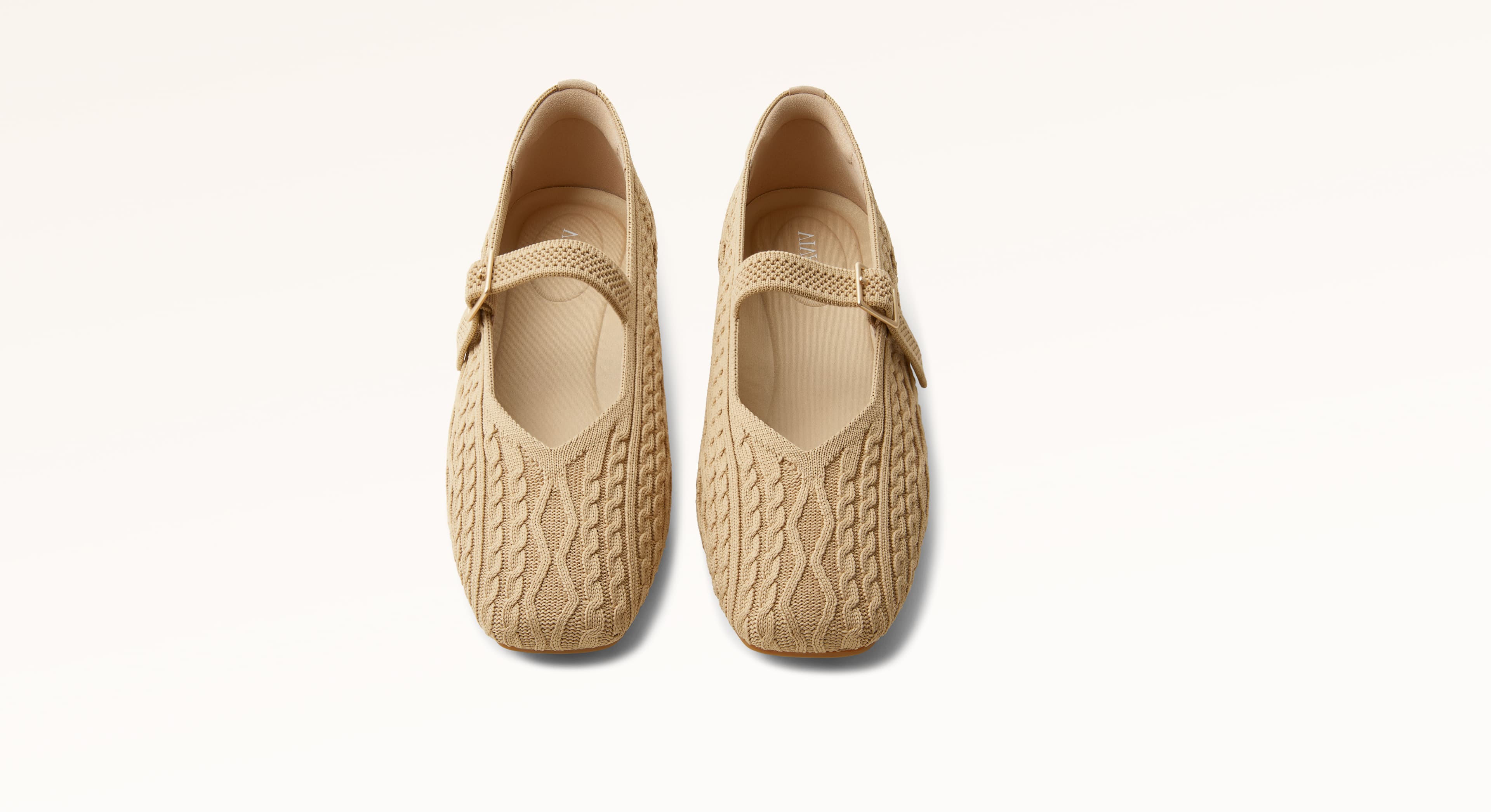 Margot Mary-Jane] スクエアトゥ メリージェーン フラットシューズ