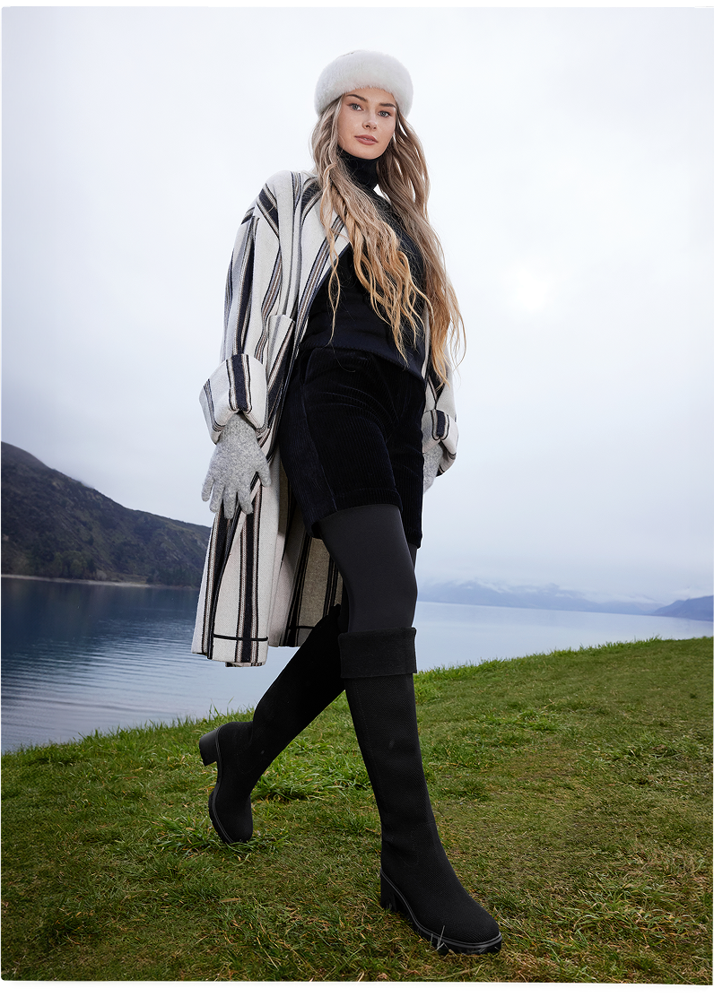 の*ら様 VIVAIA 折り返し式スクエアトゥロングブーツ Gia] 折り返し式 スクエアトゥ ニーハイブーツ – VIVAIA JAPAN